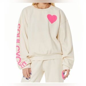 Aviator Nation RELAXED CREW SWEATSHIRT, size medium